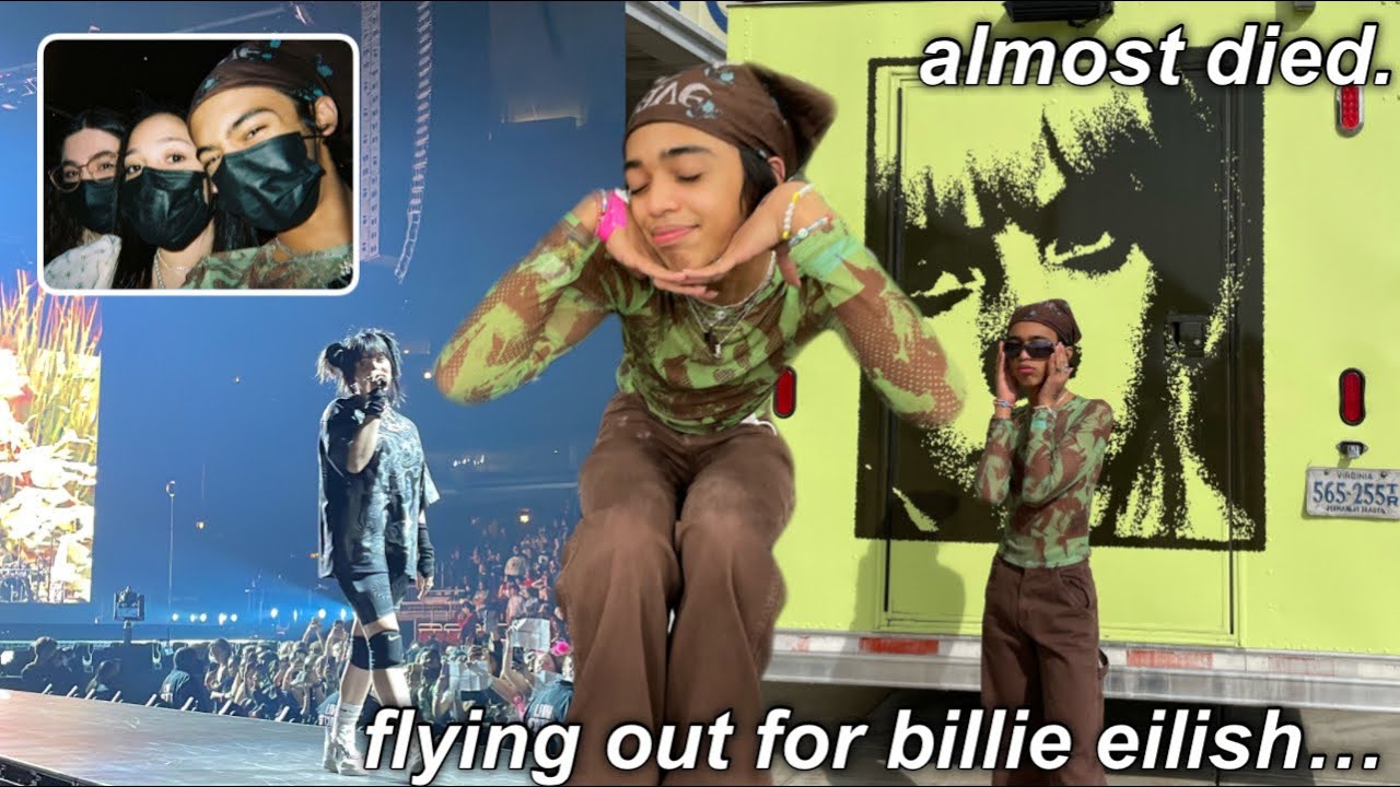 I CAMPED OUT 24 HOURS FOR BILLIE EILISH *HAPPIER THAN EVER TOUR VLOG*