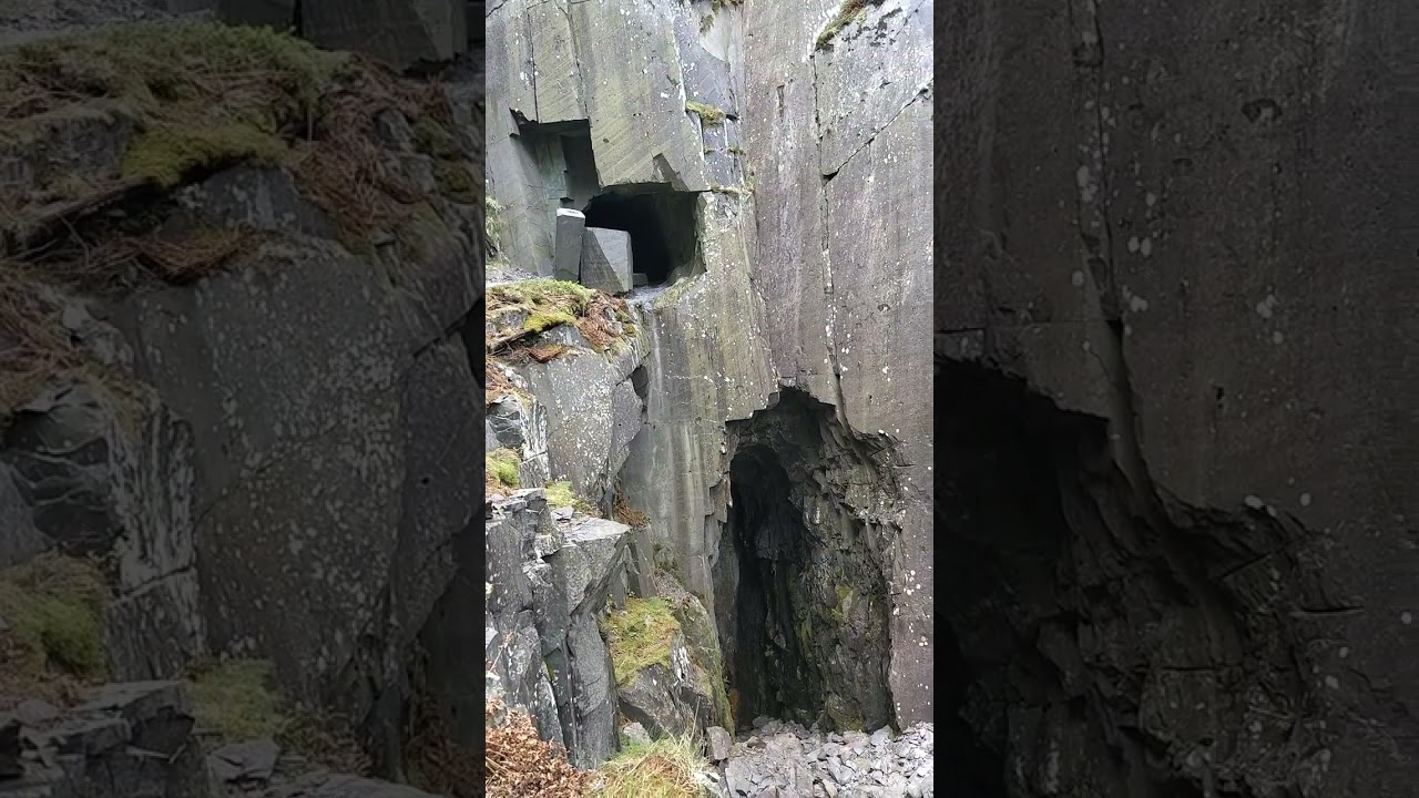 Secret waterfall dinorwic quarry!