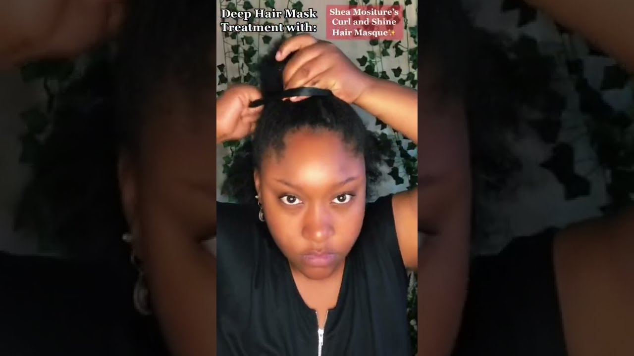 Shea Moisture’s Curl and Shine Hair Masque ✨