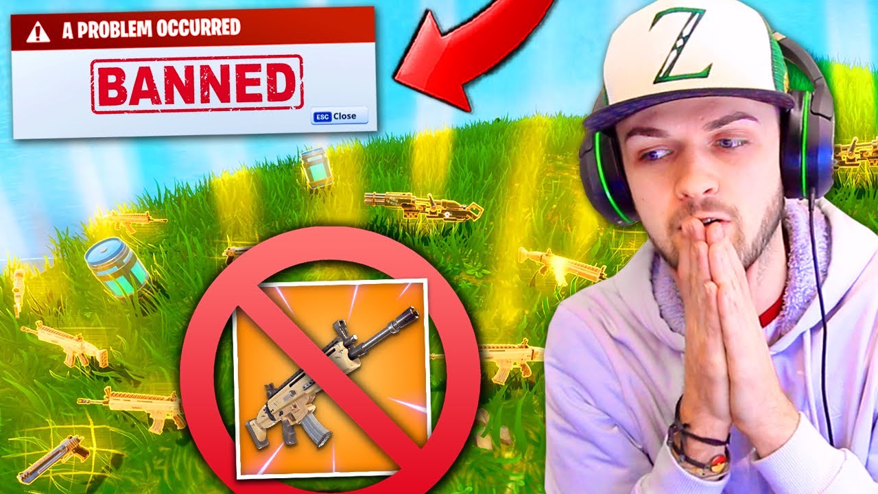 LEGENDARY GUNS *REMOVED* from Fortnite: Battle Royale!