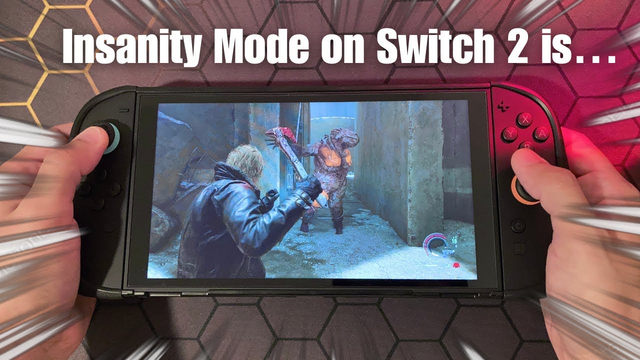 Режим «Безумие» в RE9 на Switch 2…