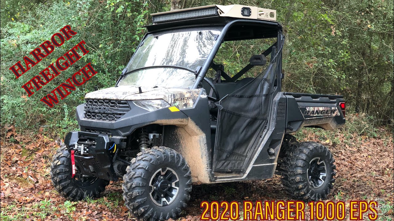 Harbor Freight Winch on my 2020 RANGER 1000 EPS