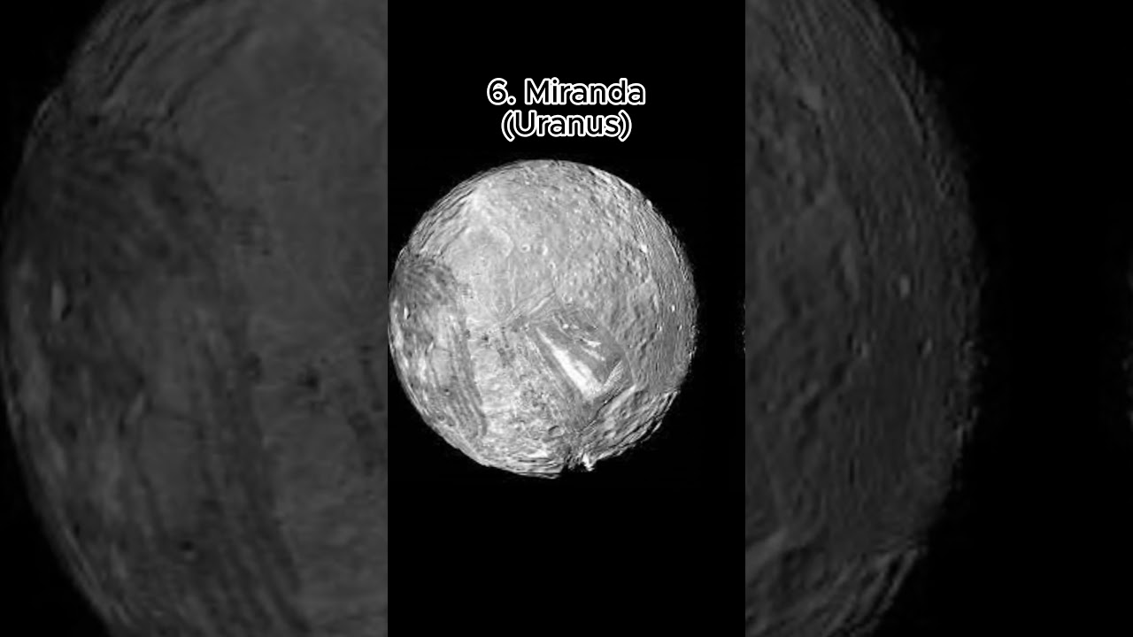 Top 10 largest moons of the Ice Giants (Uranus & Neptune) #shorts