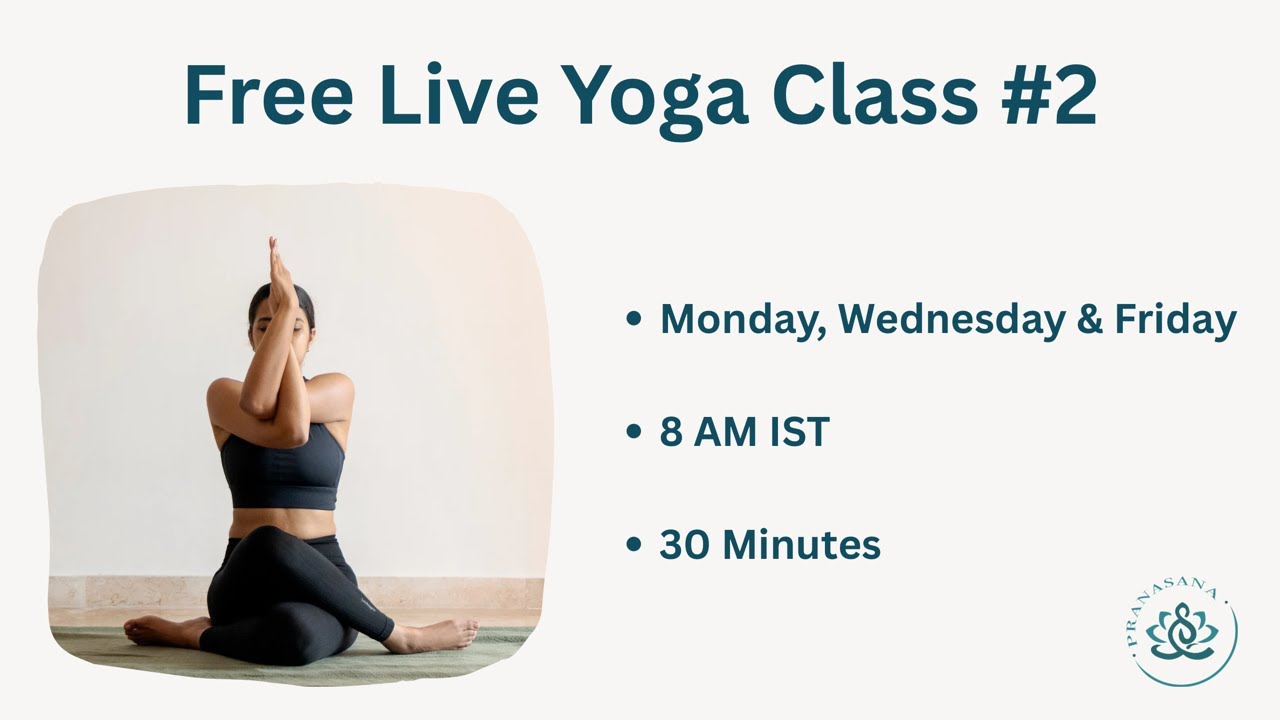 Free Live Yoga Class #2 | 30 Mins | Full Body Routine