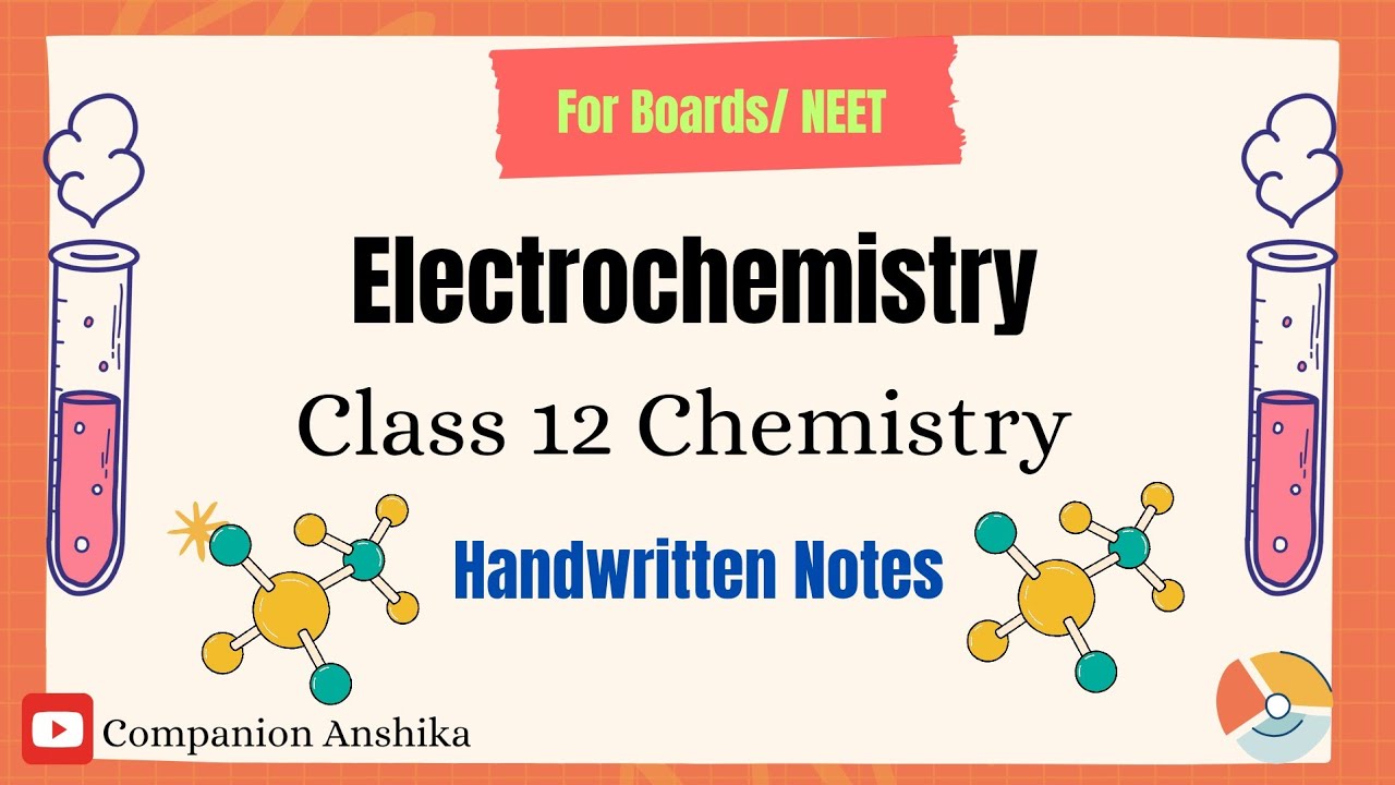 Electrochemistry | Class 12 | Chemistry Notes 🔥 Session 2025-26