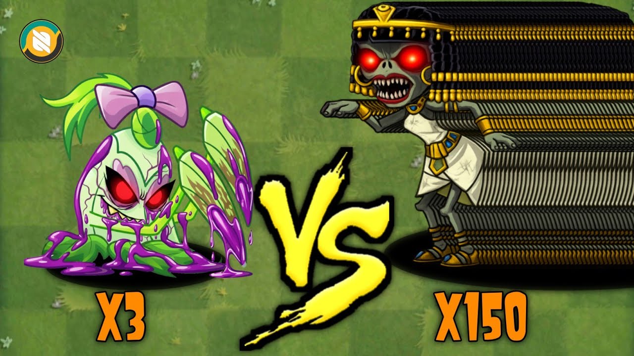 Pvz 2 Which plant can destroy 150 Cleopatra Zombie with just 1 food plant?