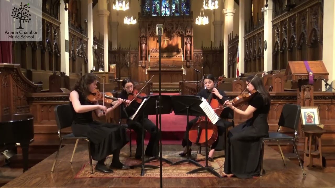 Quartet Selene plays Ginastera Quartet No.1, mvt1