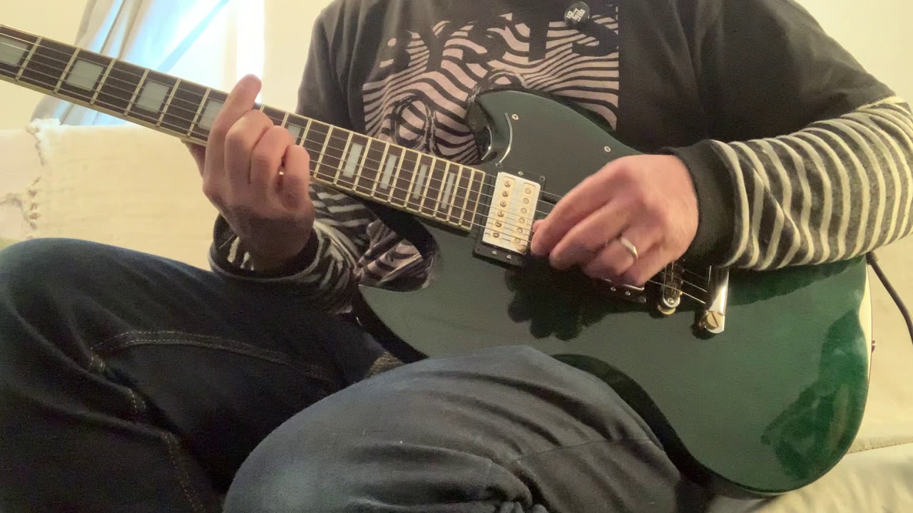 2000 DeArmond S-73 Trans Emerald Green MIK Korea with Dearmond USA Gold Foil Pickups SG Style