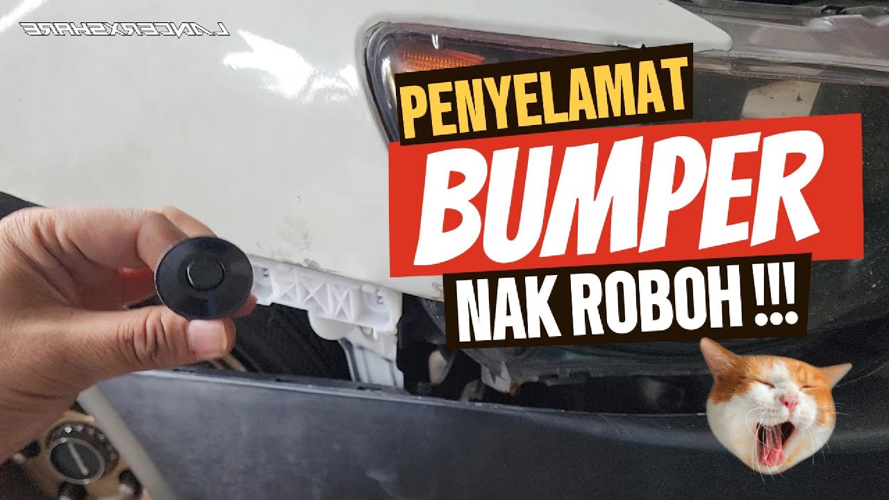 Cara Pasang Push Button Quick Release Untuk Bumper #MitsubishiLancer #ProtonInspira #Evo10