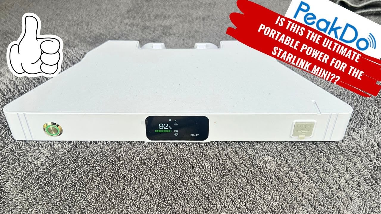 PeakDo LinkPower-1 Battery Bank for the Starlink Mini
