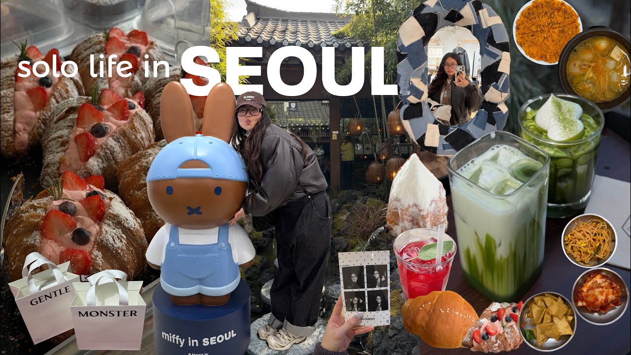 ОДНА В КОРЕЕ 🇰🇷 Шоппинг в Сонсу, магазин Miffy, посещение кафе, МНОГО еды 🥢