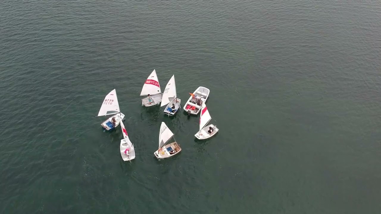Sabot Starts, 4 7knts, flat water, uncut 2