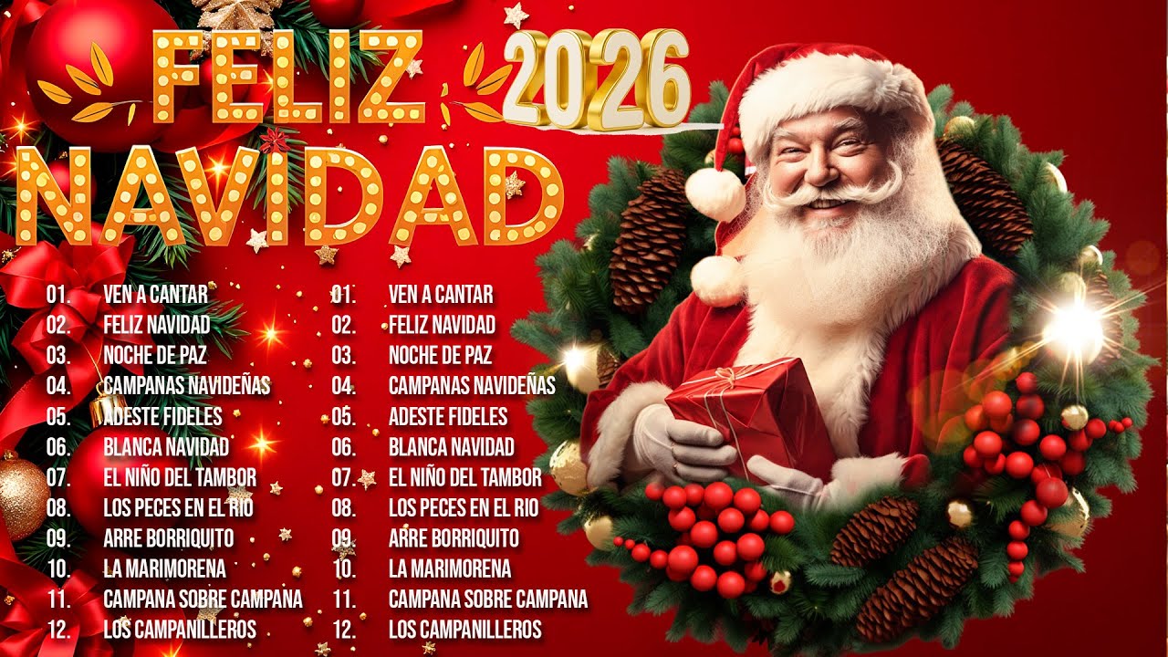 Feliz Navidad ✨ Canciones Navideñas en Español – Los Éxitos Más Hermosos de Navidad