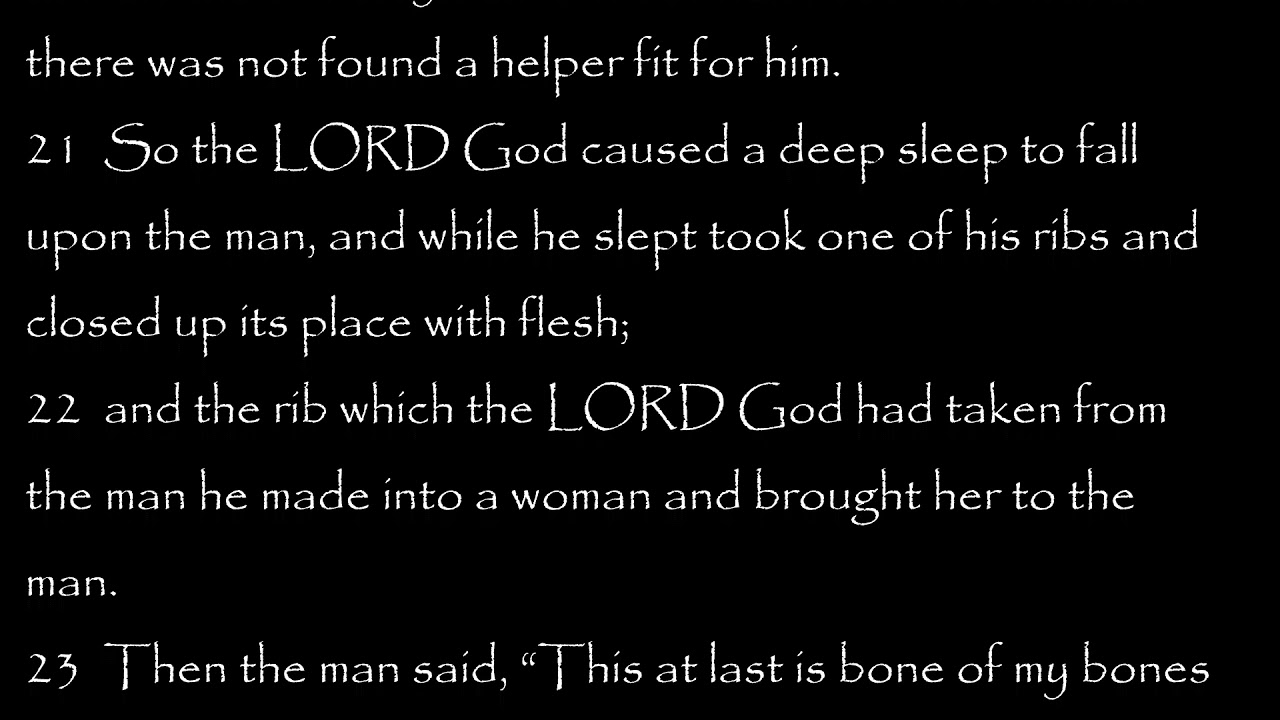 Genesis 2:18-24