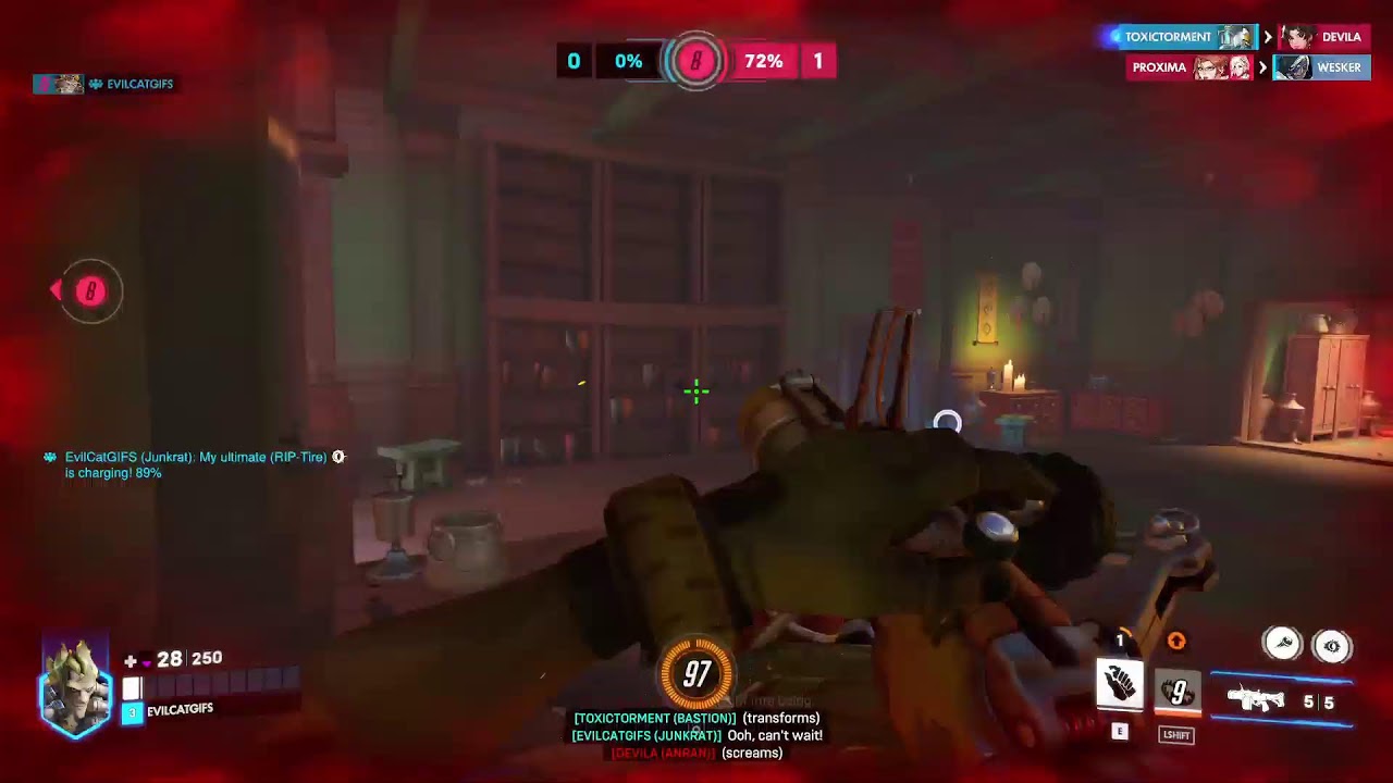 New Season Junkrat Grind (on alt main suspended)