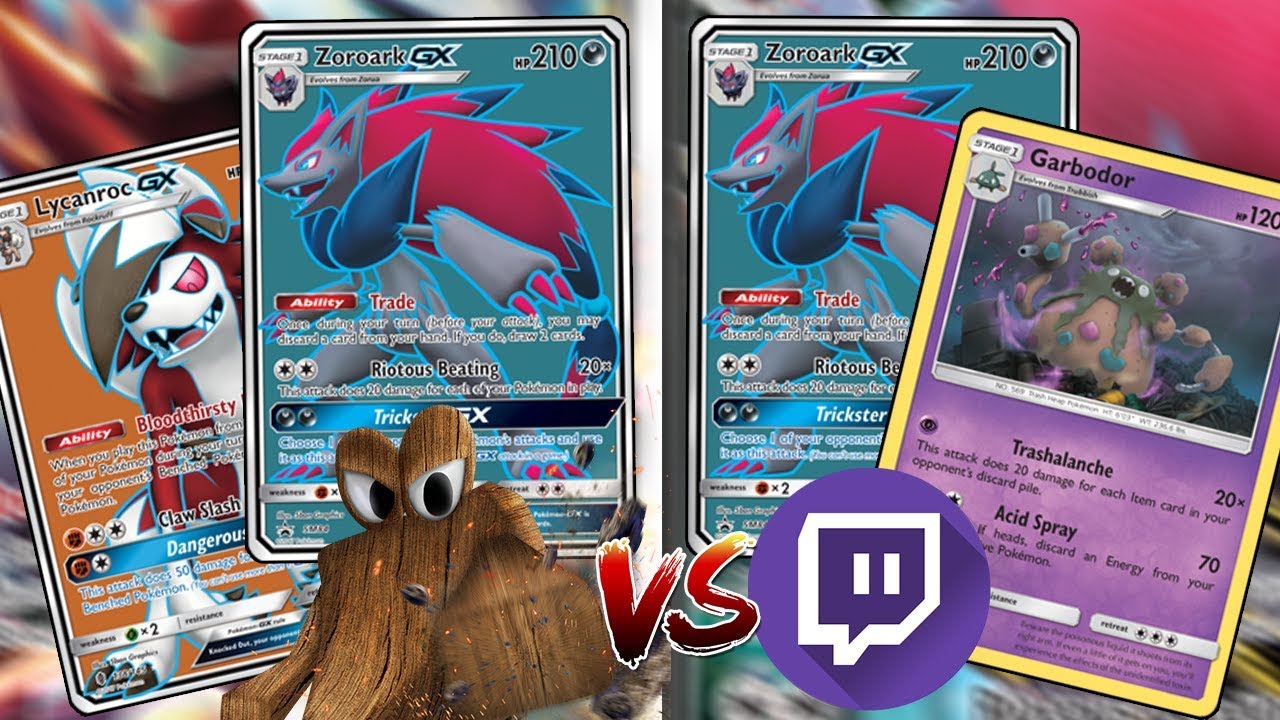 TABLEMON (Zoroark/Lycanroc) vs TWITCH (Zoroark/Garbodor) [Pokemon TCG Online]