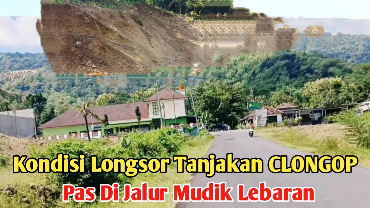 Оползневая обстановка на склоне Клонгоп прямо на дороге Homecoming Road.