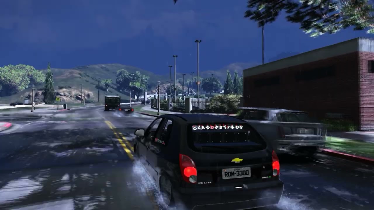 Aldair Playboy - Falso Amor - { GRAVE FORTE } // Chev Celta 2013 // GTA V