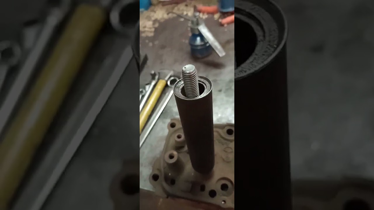 Cómo sacar espárragos a tapa de cilindros Chevrolet 230/250 en frío  (simple)