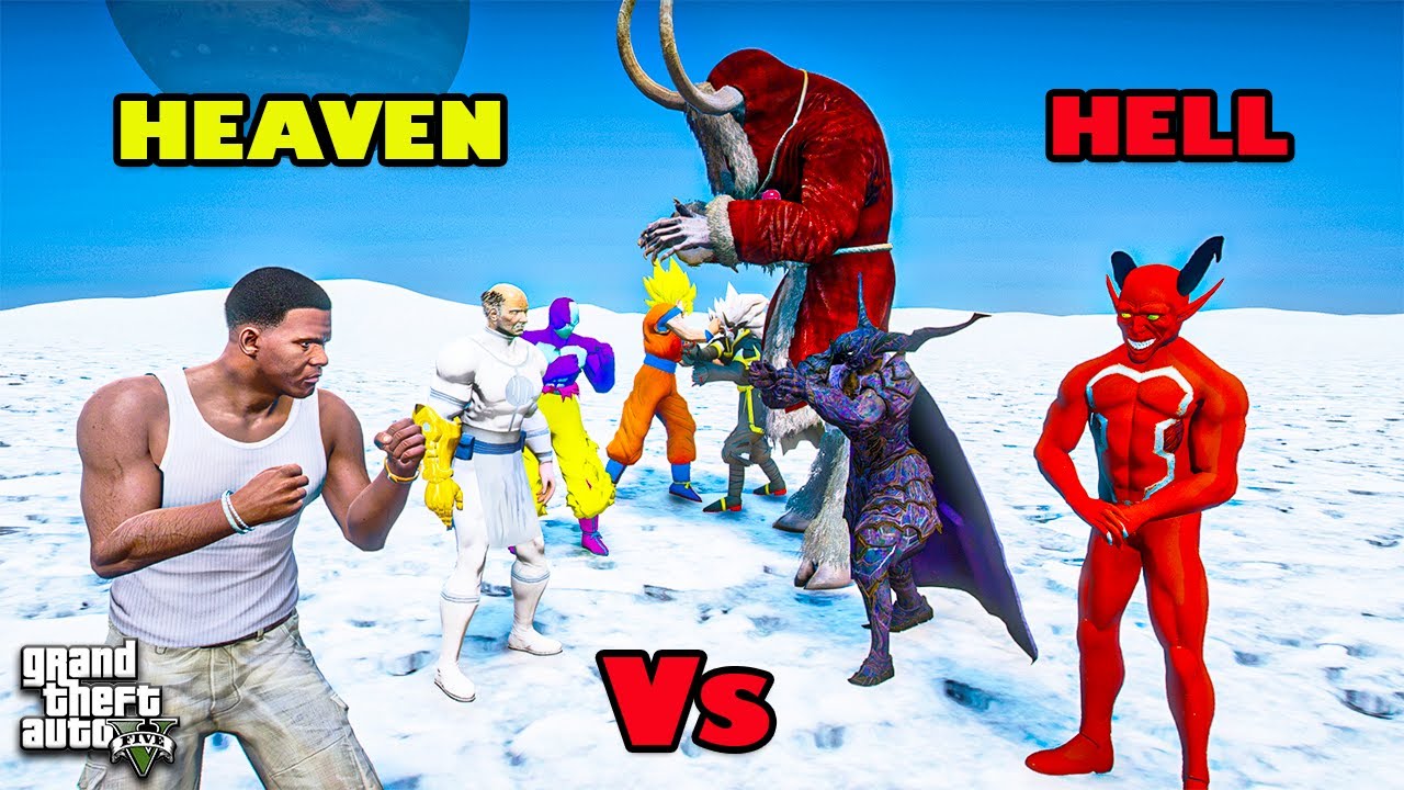 Franklin HEAVEN ARMY vs SATAN HELL ARMY In GTA 5 | HELLvsHEAVEN | SEASON 3 | EP - 19