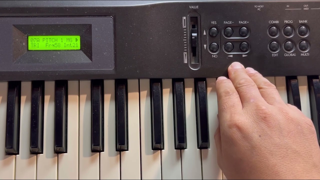 Edición del trompeta M1 para korg x5d y N 364