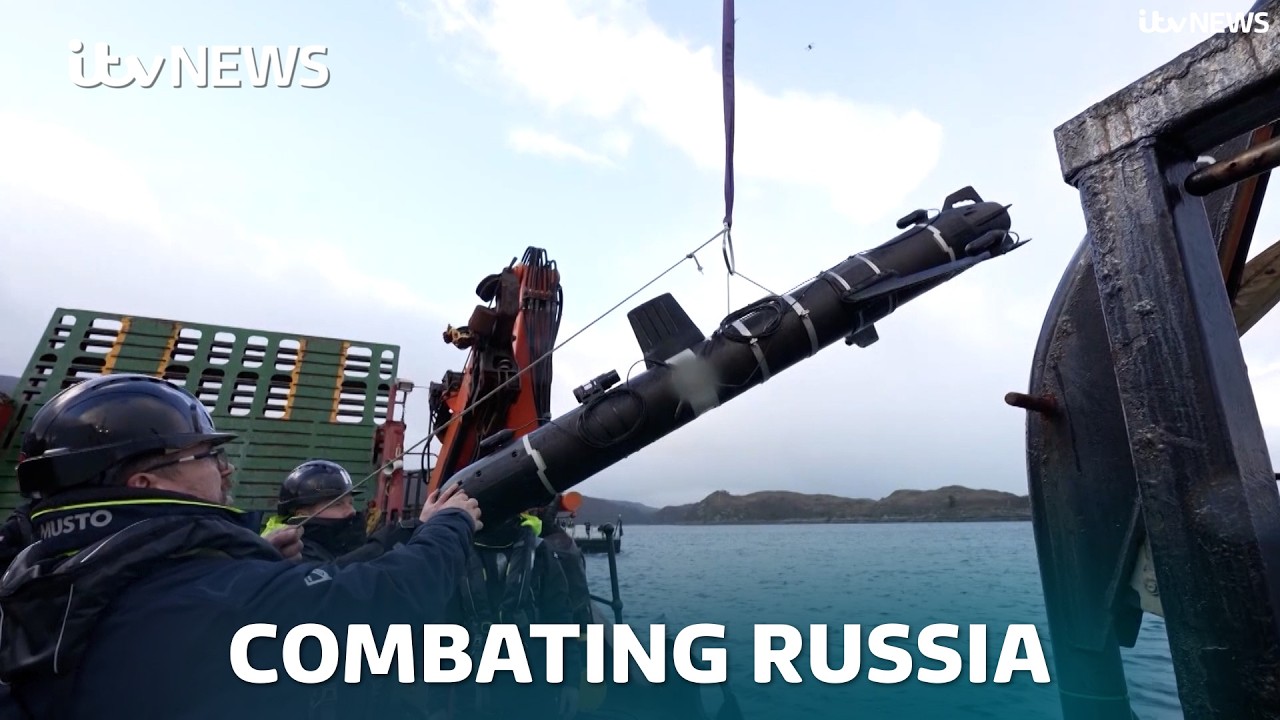 Royal Navy trials underwater AI drones to counter Russian threats | ITV News