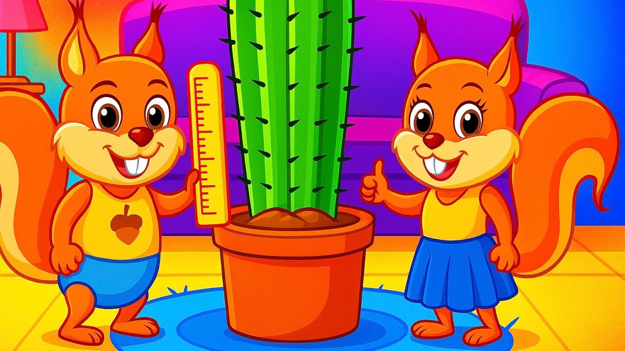 Bridie Squirrel in English - 🌱🚀 I GREW 10X FASTER IN 24 HOURS! - Cartoon for Kids 4K