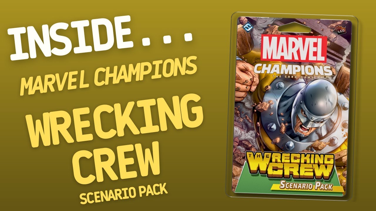 MARVEL CHAMPIONS The Wrecking Crew Scenario Pack | Inside with Jo&atilde;o Ricardo Ep62