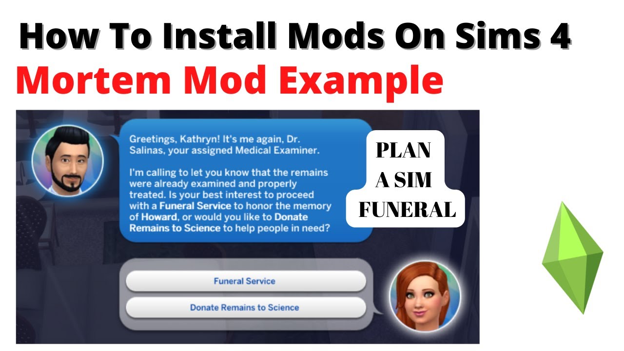 How To Install The Mortem Mod For Sims 4 | 2023