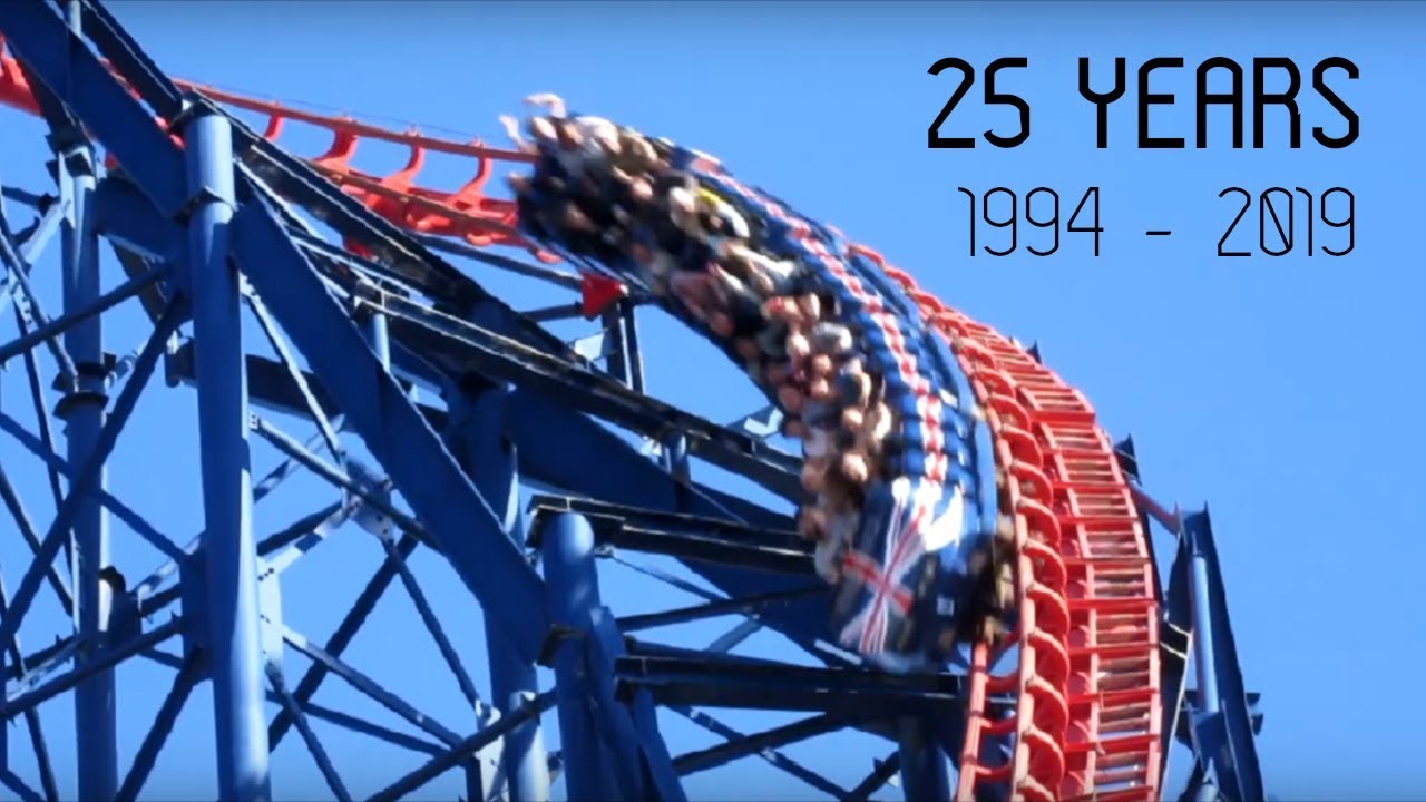 Pepsi Max Big One Celebrates 25 Years at Blackpool Pleasure Beach - 1994 - 2019