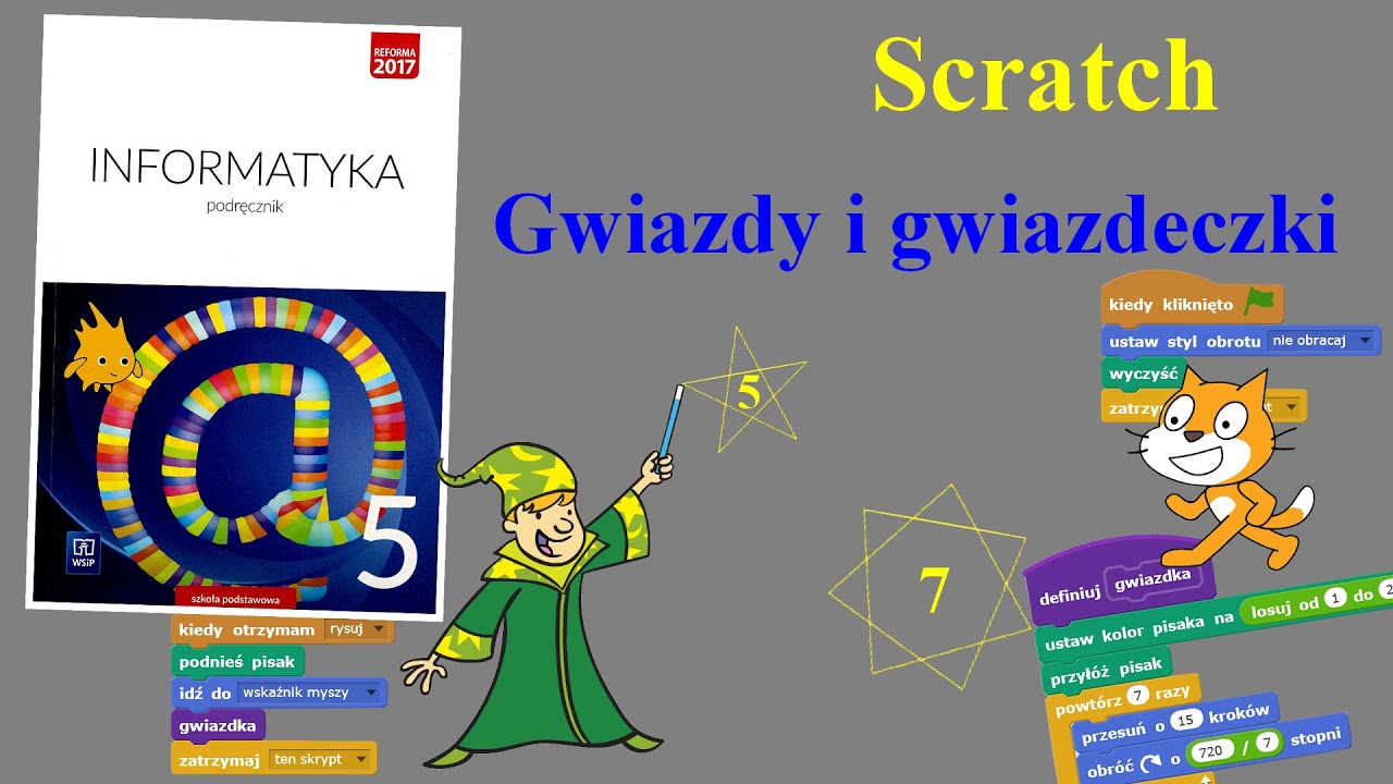 Scratch - Gwiazdy i gwiazdeczki