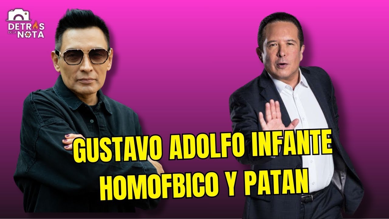 JORGE CARBAJAL ES EL CENTRO DE LAS CRITICAS HOM0F0BICAS DE GUSTAVO ADOLFO INFANTE