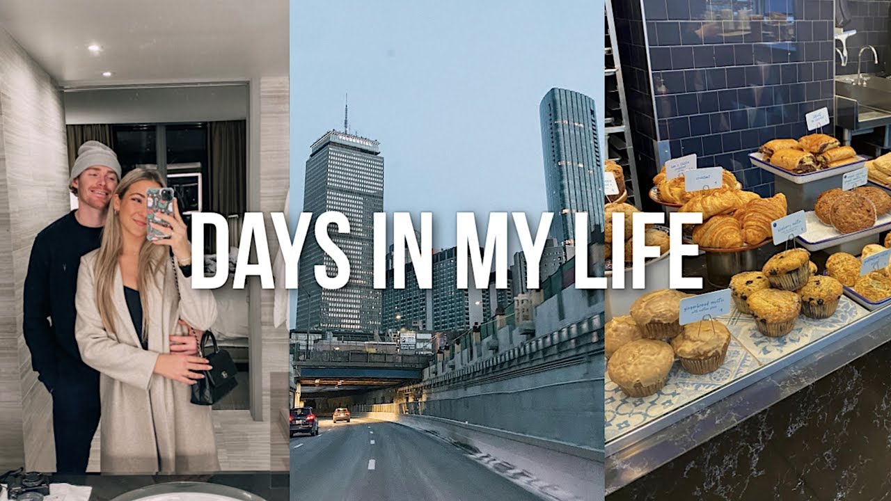 BOSTON VLOG: lots of food, exploring, bruins v flyers hockey game + getting my hair done!