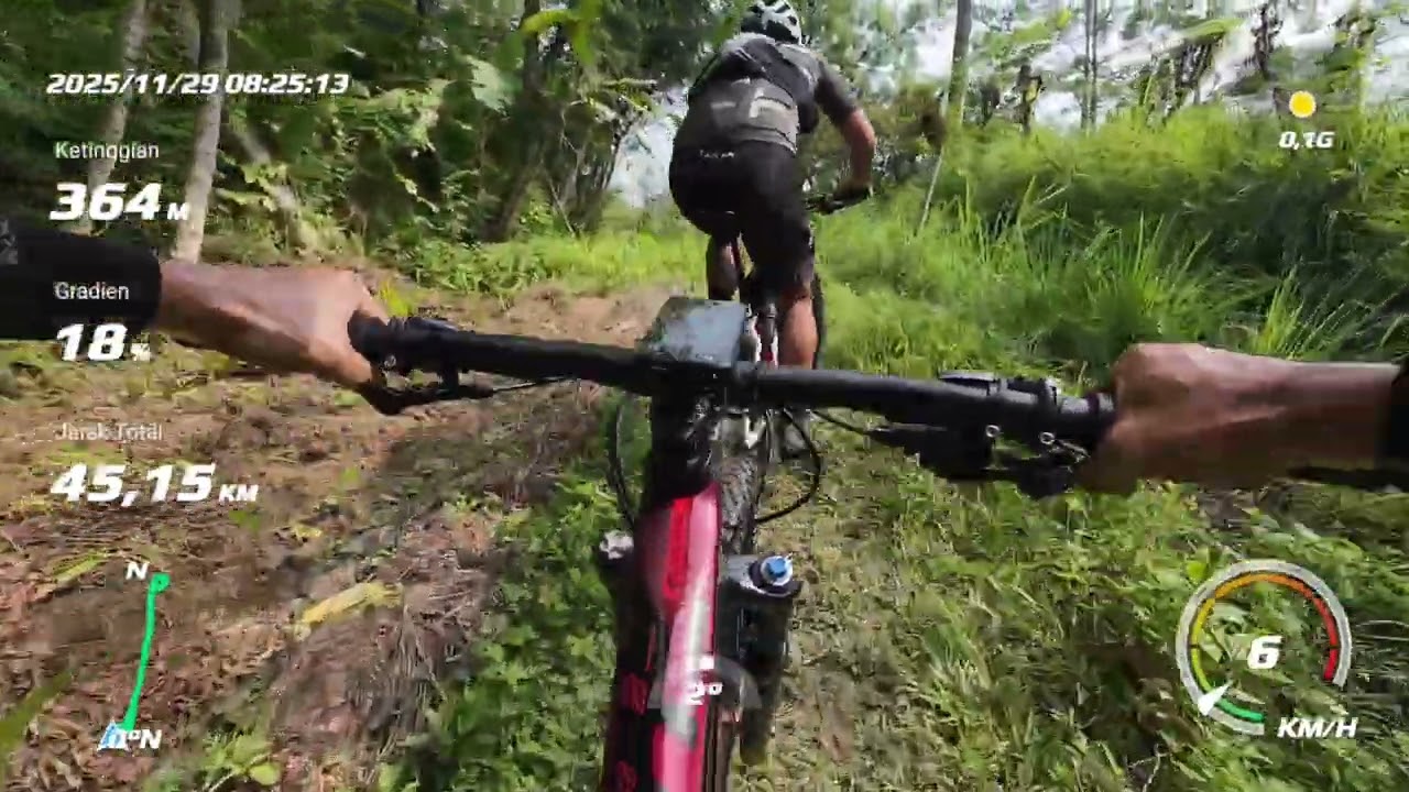 Bersepeda MTB XC Alas Kasiman dan Ploso kuning 