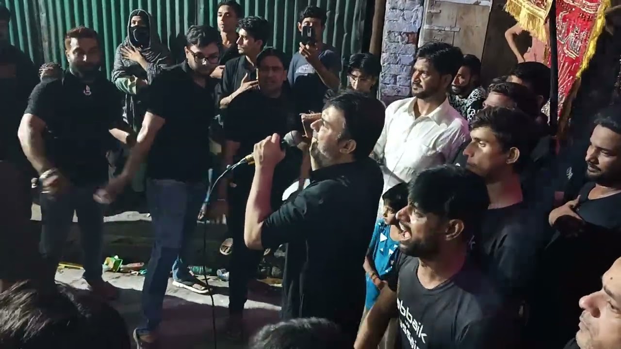 Bano Pukari Rokar Ye Humse 👈😭😭- Raju Salim | 22 Chehlum 2025 | Julus e Alam Matam e Imam Hussain a.s