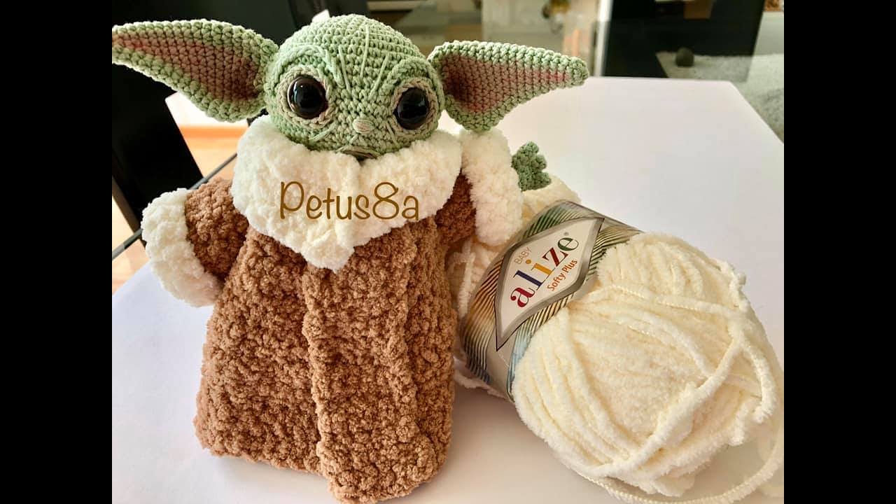 Baby Yoda que material necesito, amigurumis by Petus