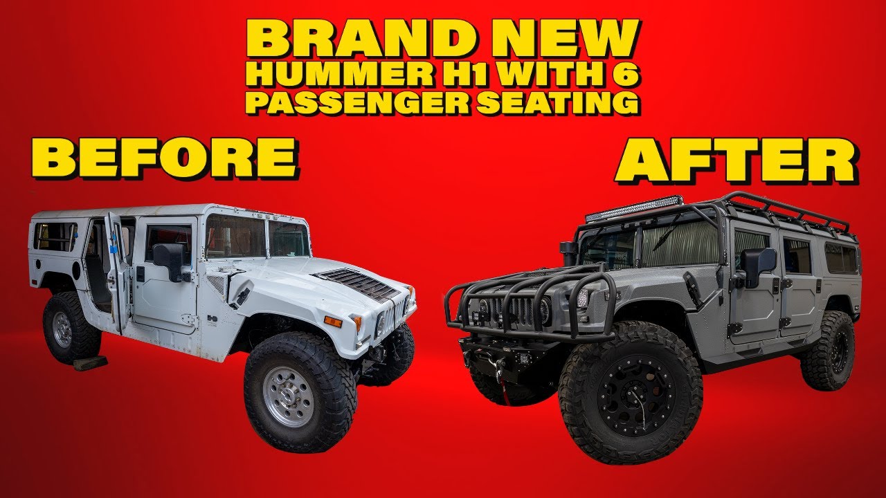 THE HIGHLY ANTICIPATED NEW & IMPROVED 6 SEATER HUMMER H1‼️
