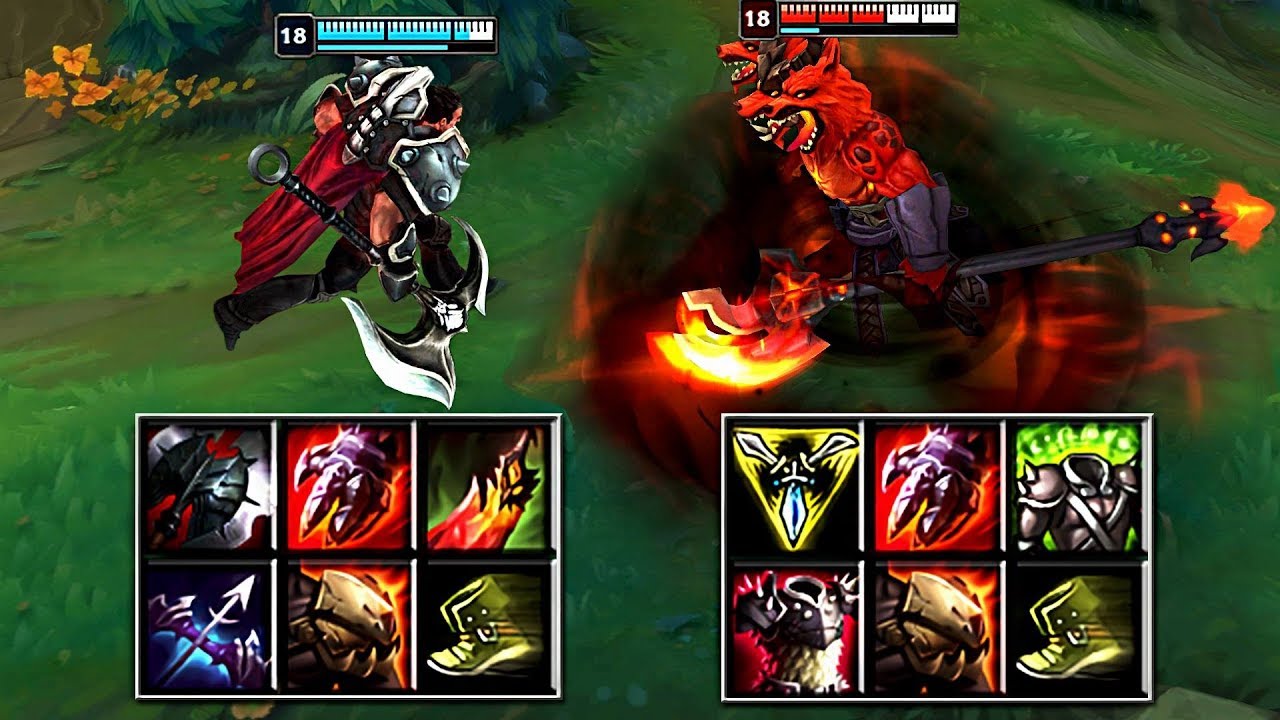 DARIUS vs NASUS FULL BUILD FIGHTS & Best Moments!