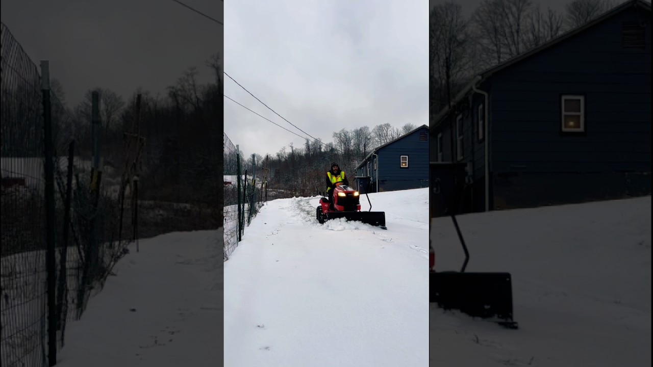 Back To Plowing Snow! #winterstorm #plowingsnow #snowplowing