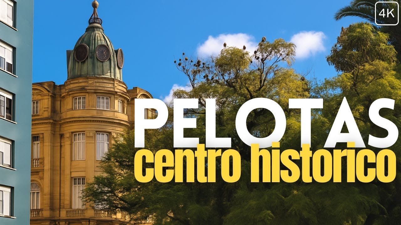 📌CENTRO HISTÓRICO | PELOTAS | RS: Praça Cel. Pedro Osório e seus casarões, teatros e hotéis 😌