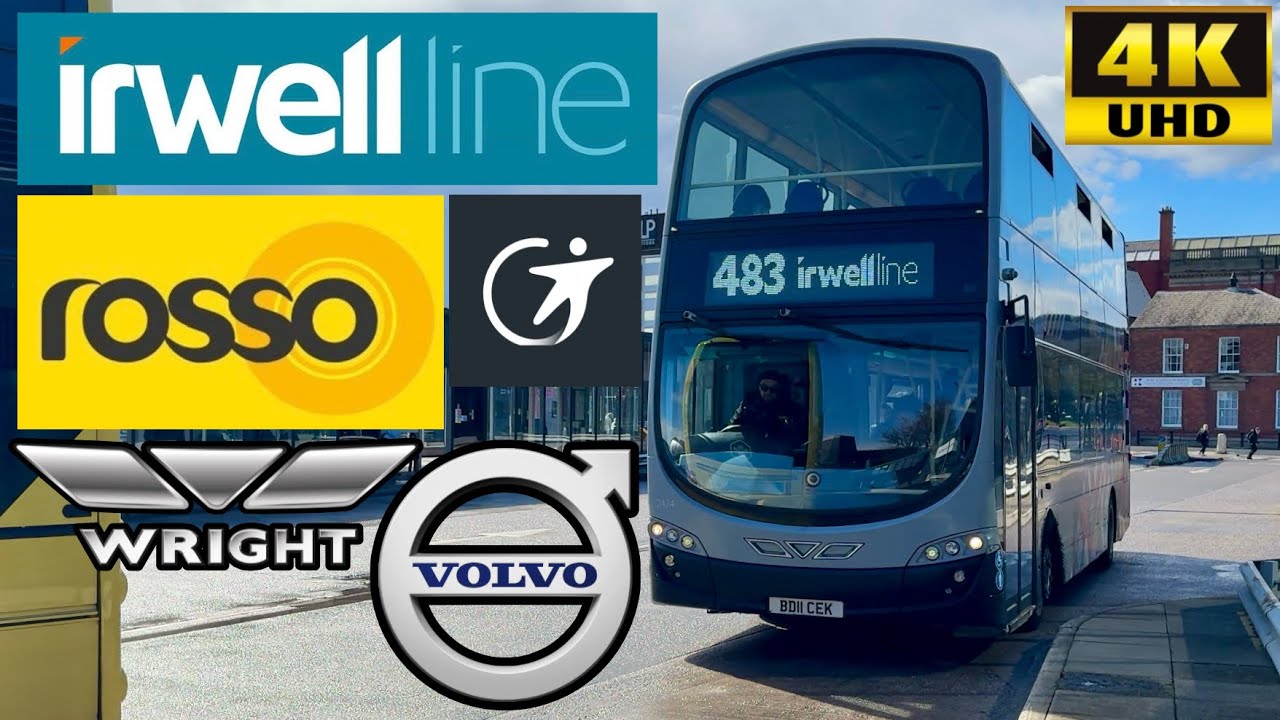 [Transdev: Irwell Line 483 Bury to Burnley via Edenfield & Rawtenstall] Wright Eclipse G2 Volvo B9TL