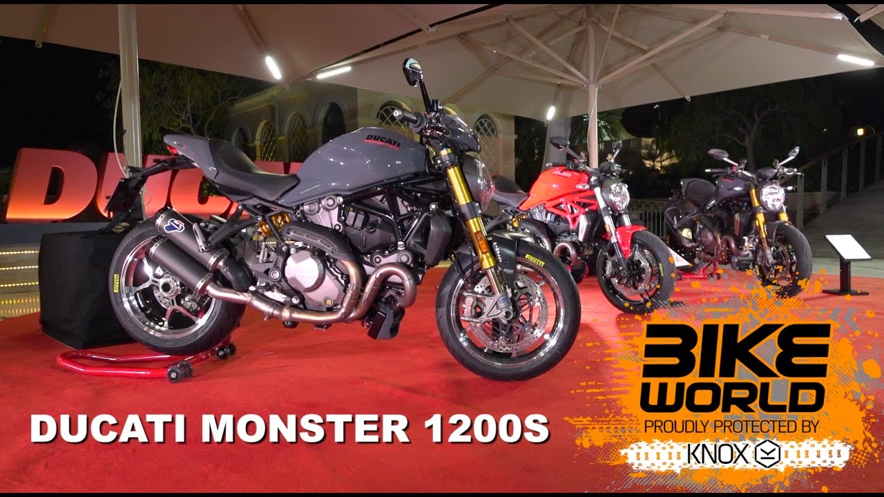 Первая поездка на Ducati Monster 1200 S 2017 года (Bike World)