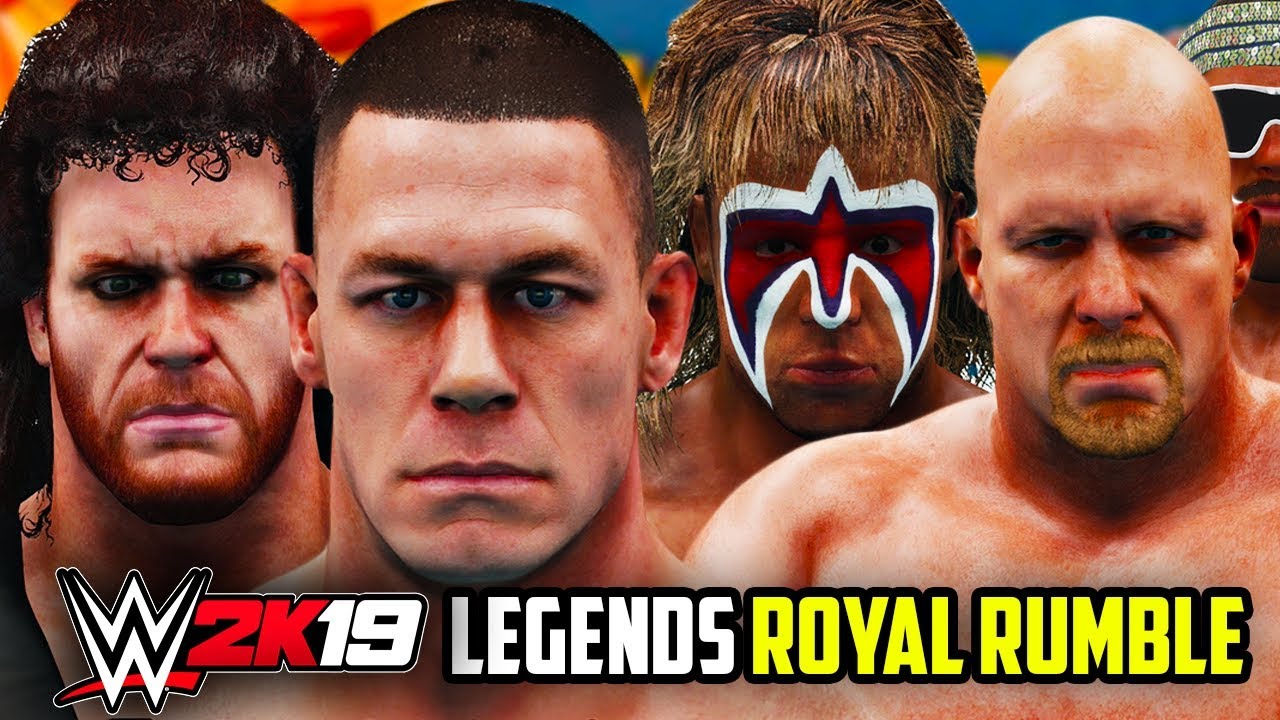 WWE 2K19 - 30 MAN LEGENDS ROYAL RUMBLE!!