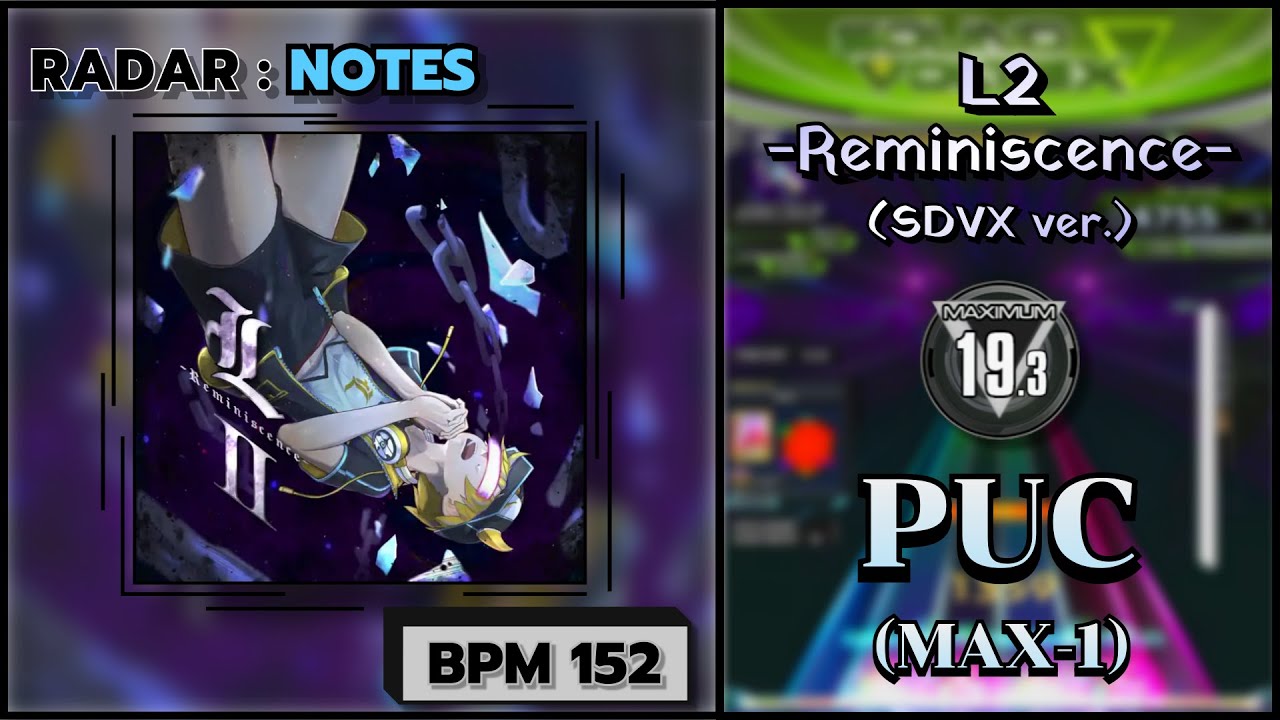 【SDVX】L2 -Reminiscence- (SDVX ver.) (MXM) PUC