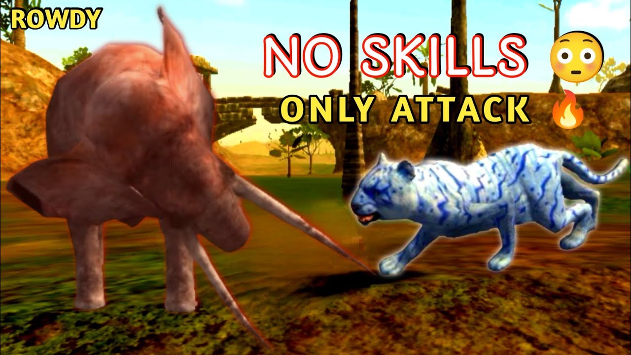 The tiger - Only Attack Challenge 🔥 | No Skills se Champion Kill 😳