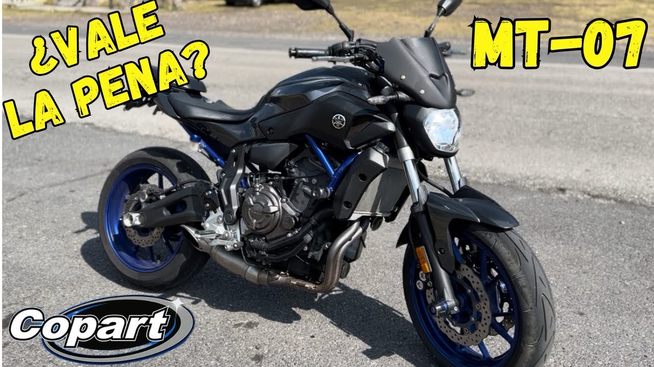 COMPRANDO y RECONSTRUYENDO una YAMAHA MT07 de COPART