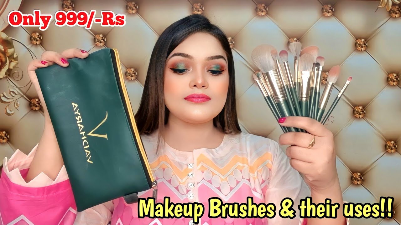 Makeup Brushes and Their Uses - Types Of Makeup Brushes - All You Need To Know Brushes!!!