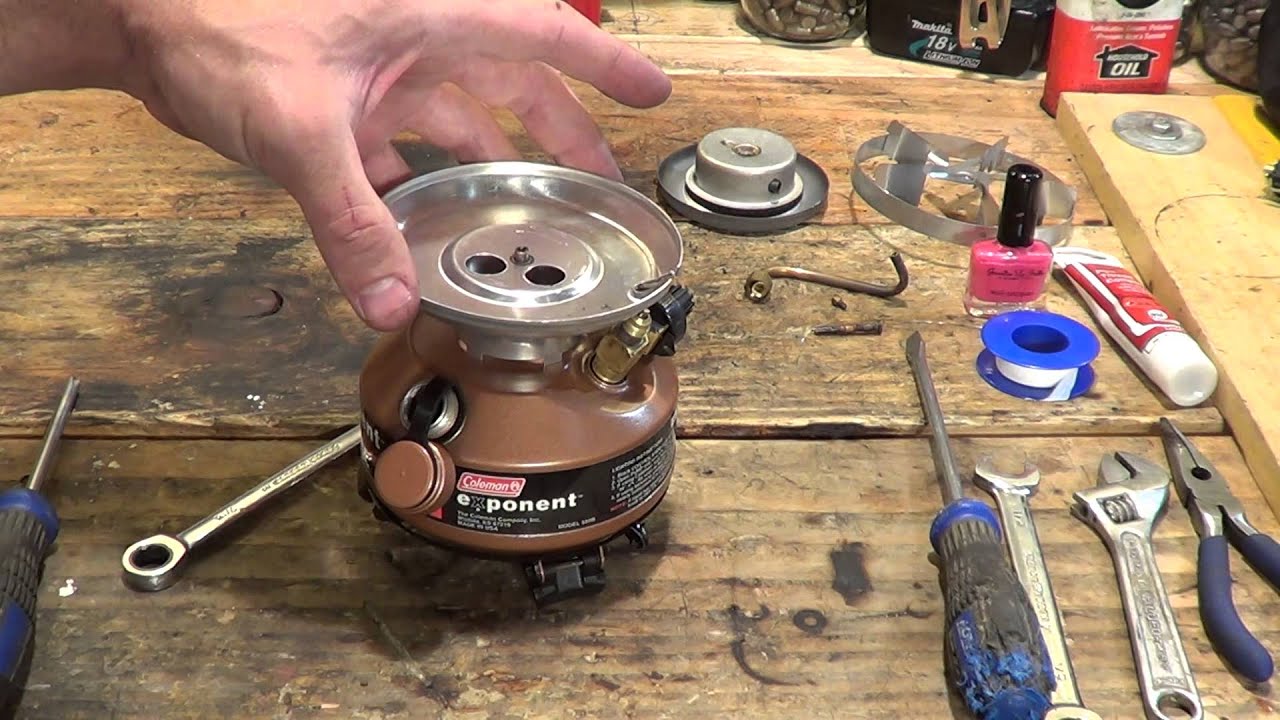 How to disassemble a Coleman Exponent 550B single burner stove