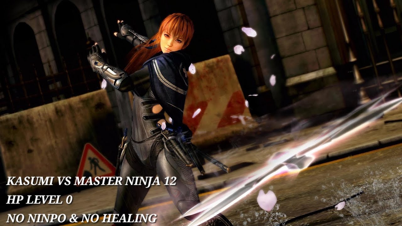 NG3RE [ BC ] : KASUMI VS MASTER NINJA 12 [ HP LEVEL 0 / NO NINPO & NO HEALING ] 