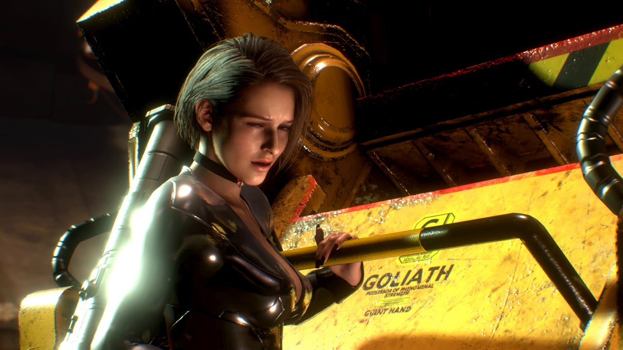 Resident Evil 3 mod  Jill Valentine Latex Gray Outfit /生化危机3 重制版 mod /Jill Latex Gray Battlesuit